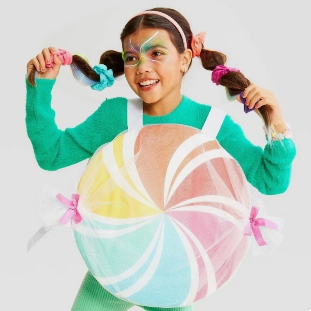 Rainbow Lollipop Halloween Costume Padded Pullover Child OSFM